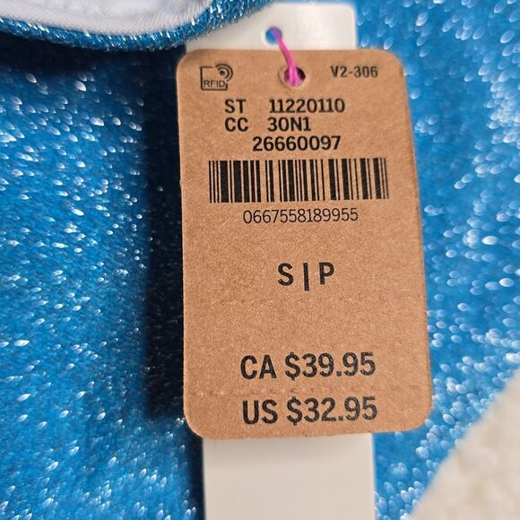 1309 NWT Pink Victoria's Secret Shimmer Brazilian Bikini Bottom Sz Small - Picture 4 of 6